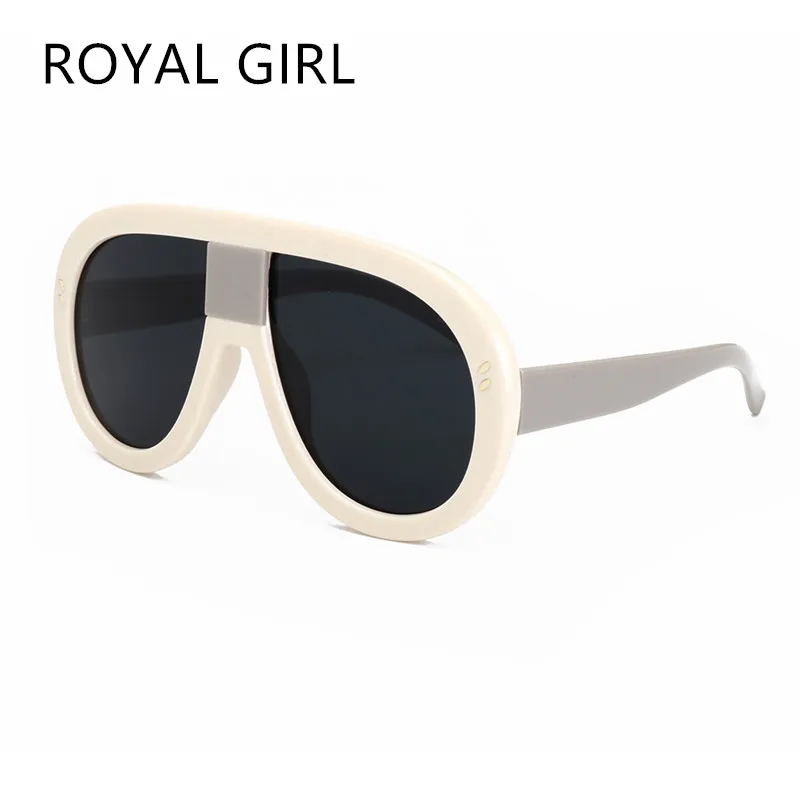 Королевский Девушка негабаритных Овальные Солнцезащитные очки Для женщин