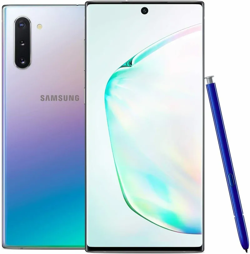 Разблокированный сотовый телефон Samsung Galaxy Note10 Note 10 N970U1 6 3 дюйма 256 Гб ПЗУ 8 ГБ ОЗУ NFC