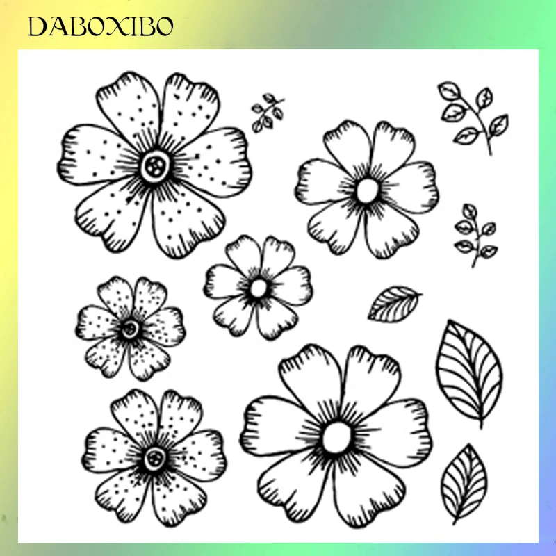 

DABOXIBO Bright Petals Cute Cutting Dies Stencils For DIY Scrapbooking/Photo Album Decorative Embossing DIY Handcrafts