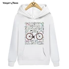 Винтажные велосипедные пуловеры с фиксированным снаряжением, городская культура, велосипедисты, классические толстовки с принтом Love Fixed Road Bike, свитшот, топы унисекс