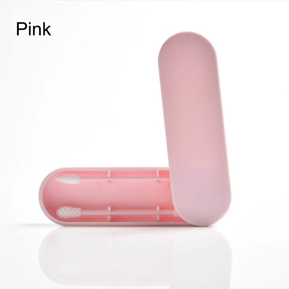 2 шт./кор. силиконовый тампон палка многоразовые ватный двойной Размеры моющиеся