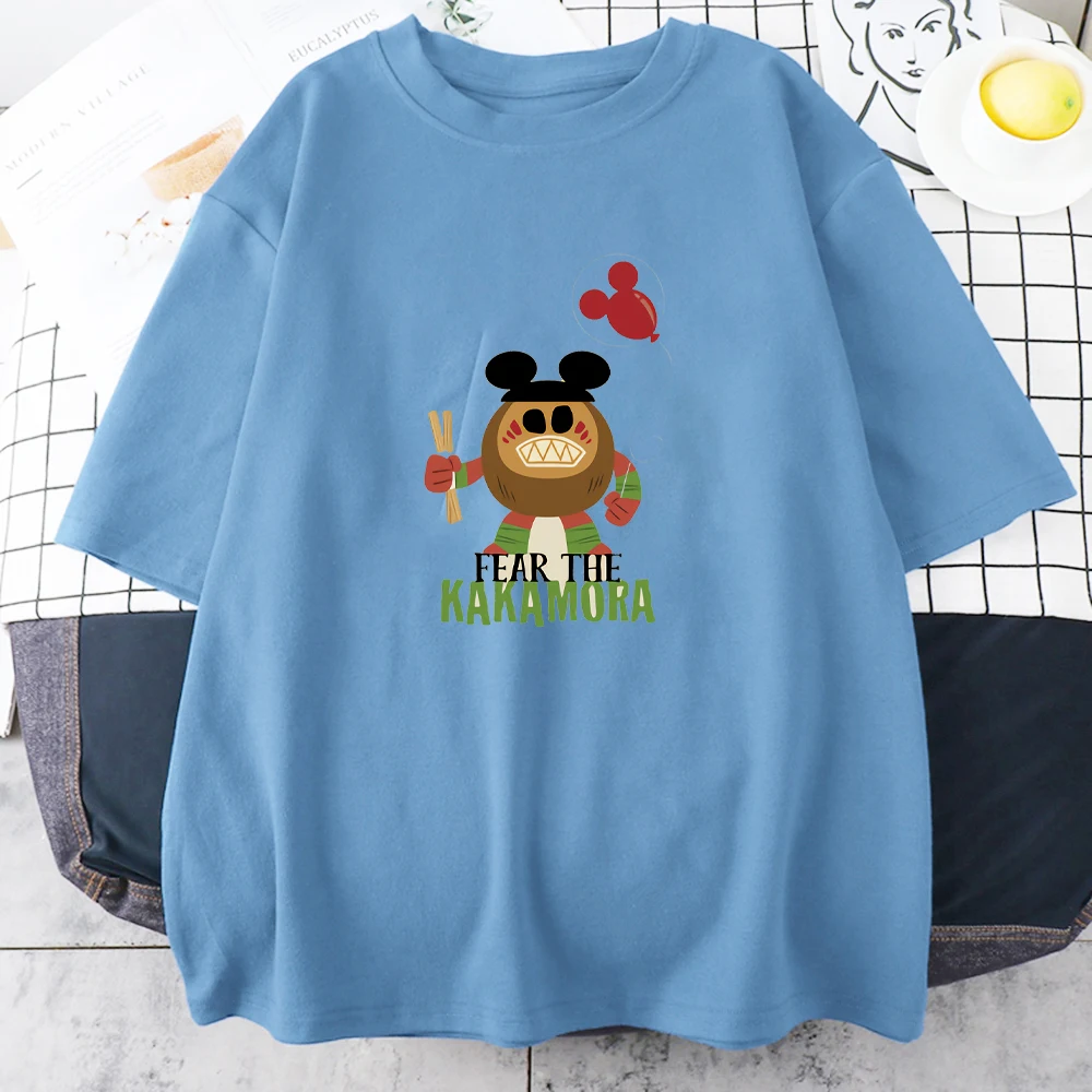 

Fear The Kakamora Printing Women Tshirt Summer Anime Breathable T-shirt New Casual Tshirt Crewneck Vintage Woman Tshirts