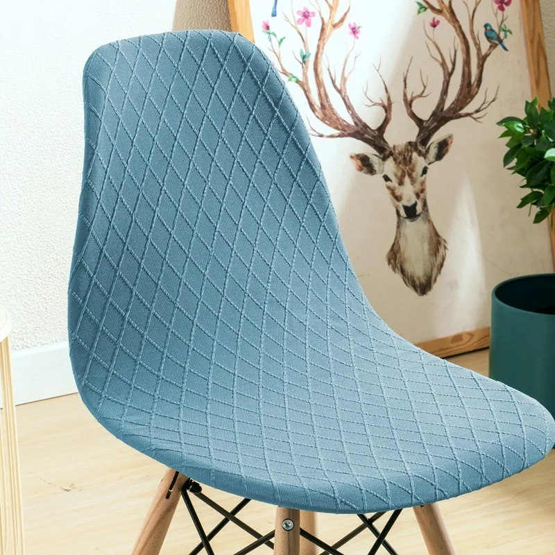 

Elastic Chair Cover Soild Color Polyester / Cotton Extensible Protector Case Stretch Removable Washable for Home Kitchen Chair