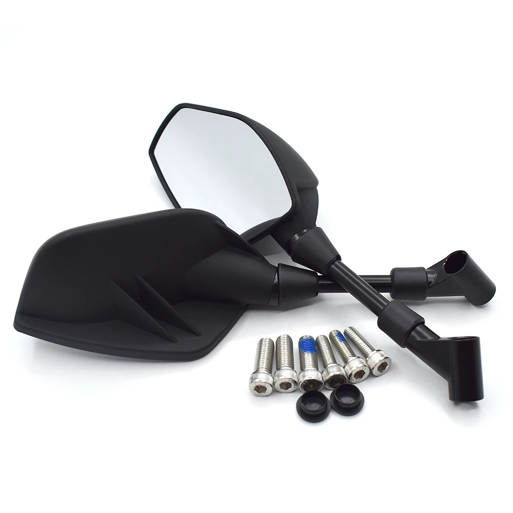 Универсальное зеркало заднего вида для мотоцикла 8 мм 10 черное YAMAHA YZF R1 R6 R6S YZF-R25