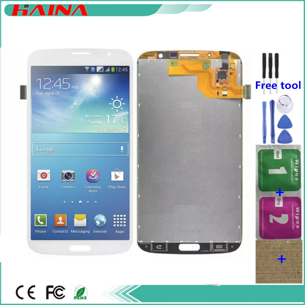 Для Samsung Galaxy Mega 6 3 i9200 i9205 сенсорный экран панель дигитайзер + ЖК дисплей монитор