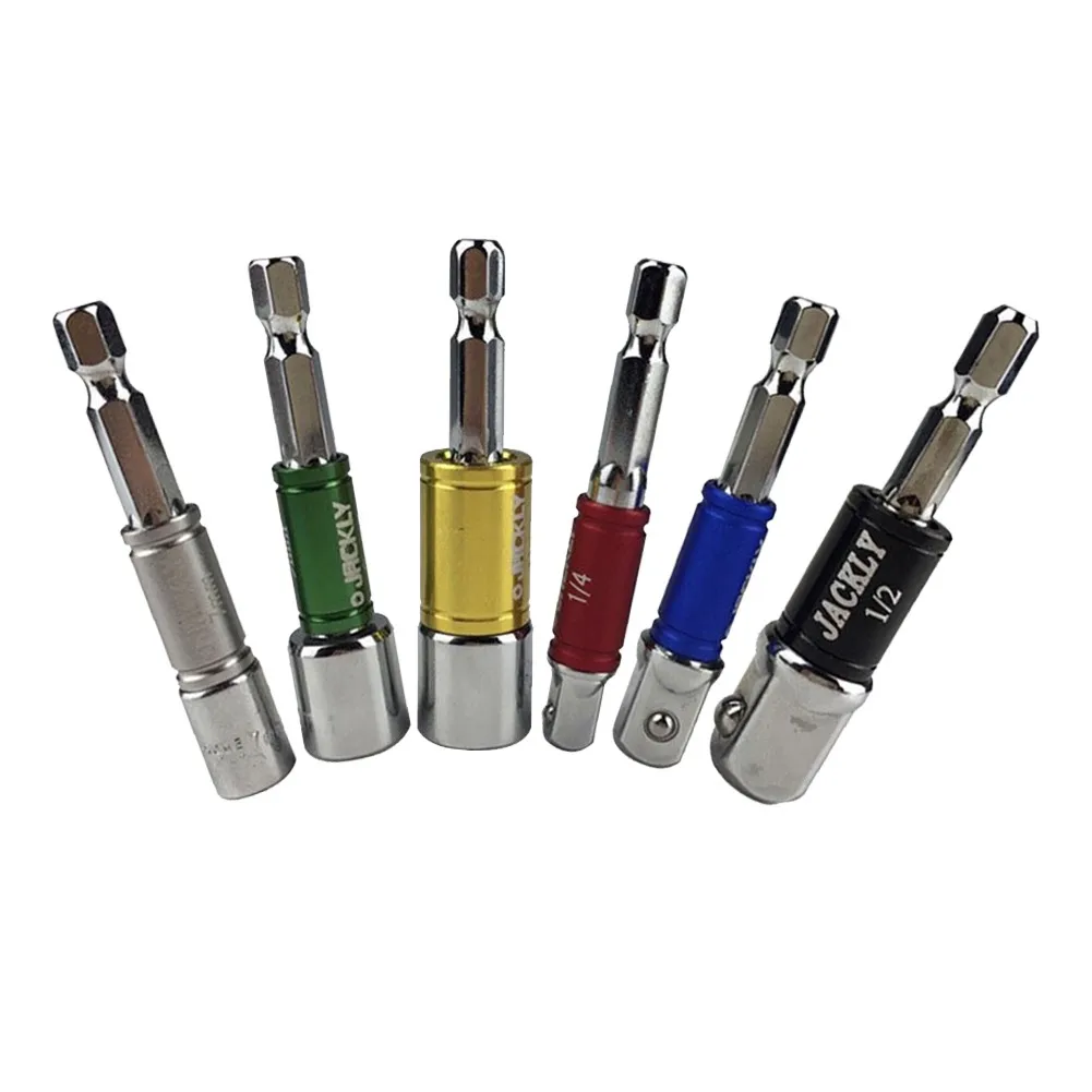 

Spring Ball Lock Socket Adapters Workshop Carbon Steel Equipment Hex Shank
