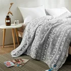 Тотемное летнее одеяло для кровати, Хлопковое полотенце, тонкое одеяло, марлевая простыня, покрывало для двуспальной кровати