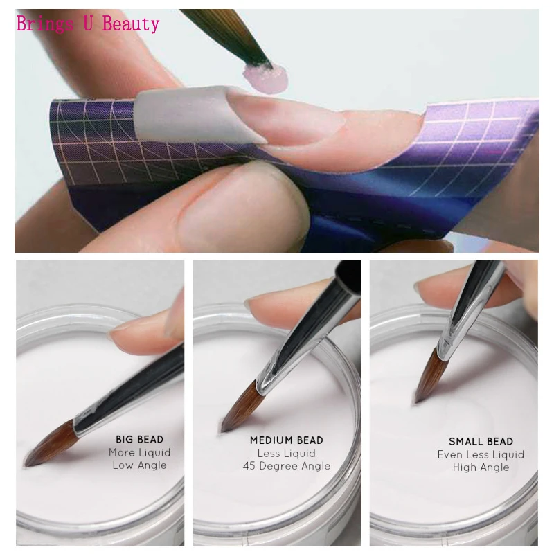 1 шт. 18 г/кор. акриловая система для наращивания ногтей Французский маникюр