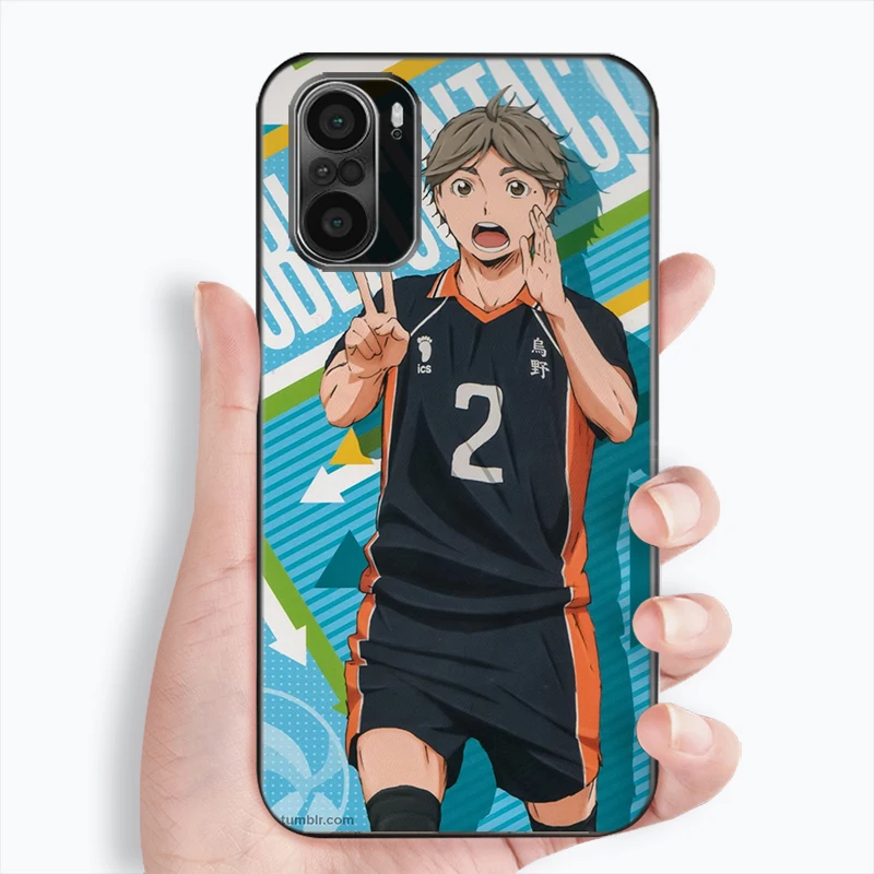 

Haikyuu Volleyball boy Anime Phone Case For Xiaomi POCO F3 GT X3 Pro X3 GT M3 M3 Pro POCO X3 NFC X3 hinata syouyou Soft TPU