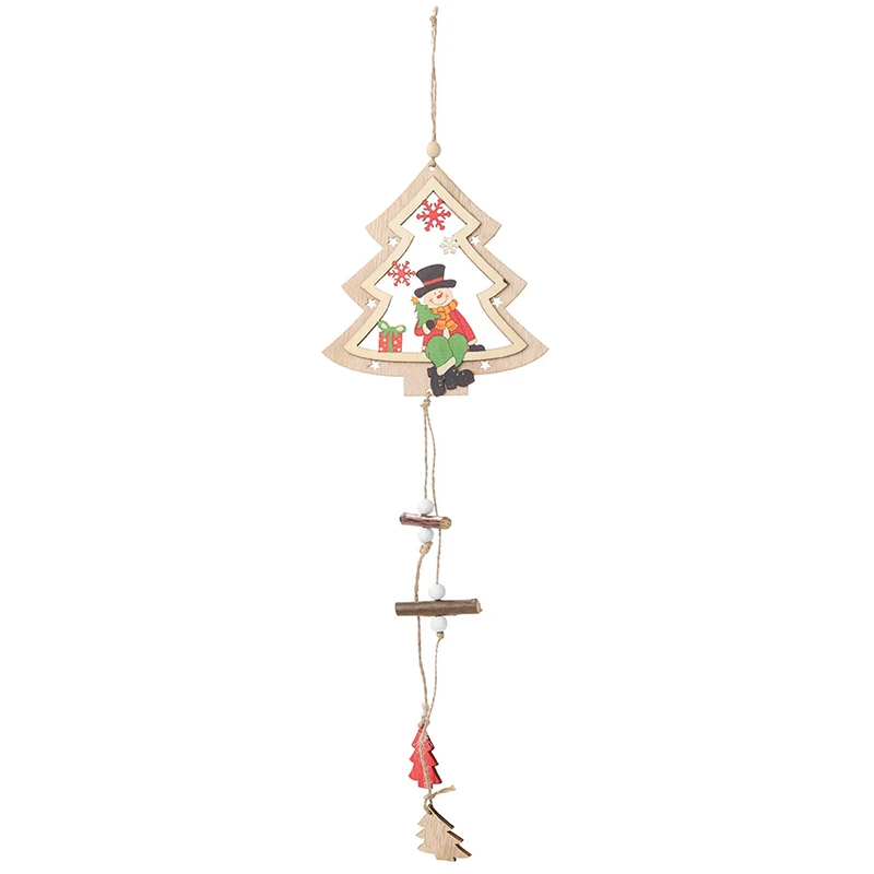 Snowman Рождественское украшение для дома, дерево, Рождественский олень, Deco Noel Mery, Рождество, Kerstboom Decoraties Adornos Navidad Ozdoby Choinkowe - Цвет: Snowman