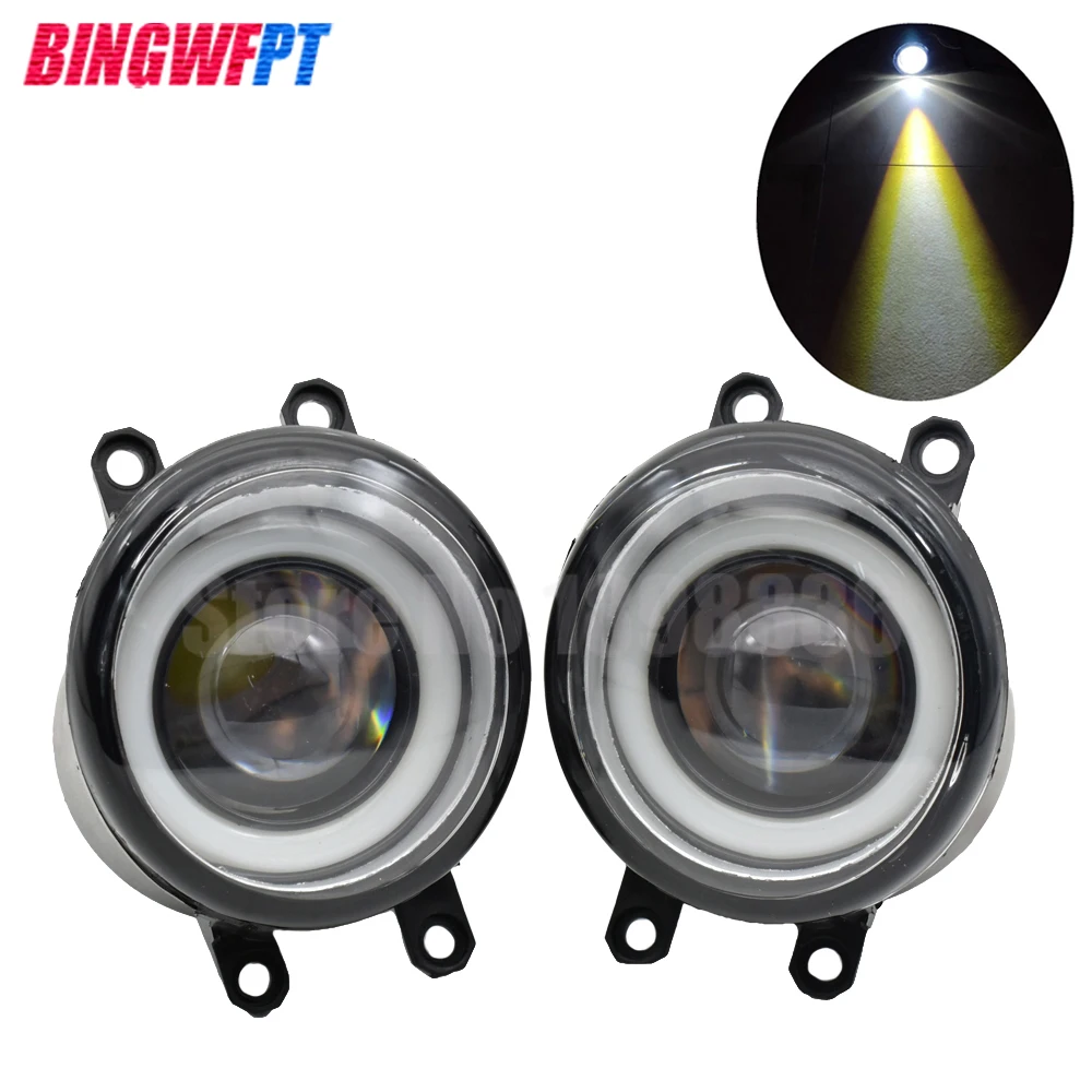 

2PCS Super Bright LED Fog Light + Angel eye For Toyota Corolla Sedan E15 2007-2013 For Toyota Camry sedan MCV3 ACV3 XV3 07-14