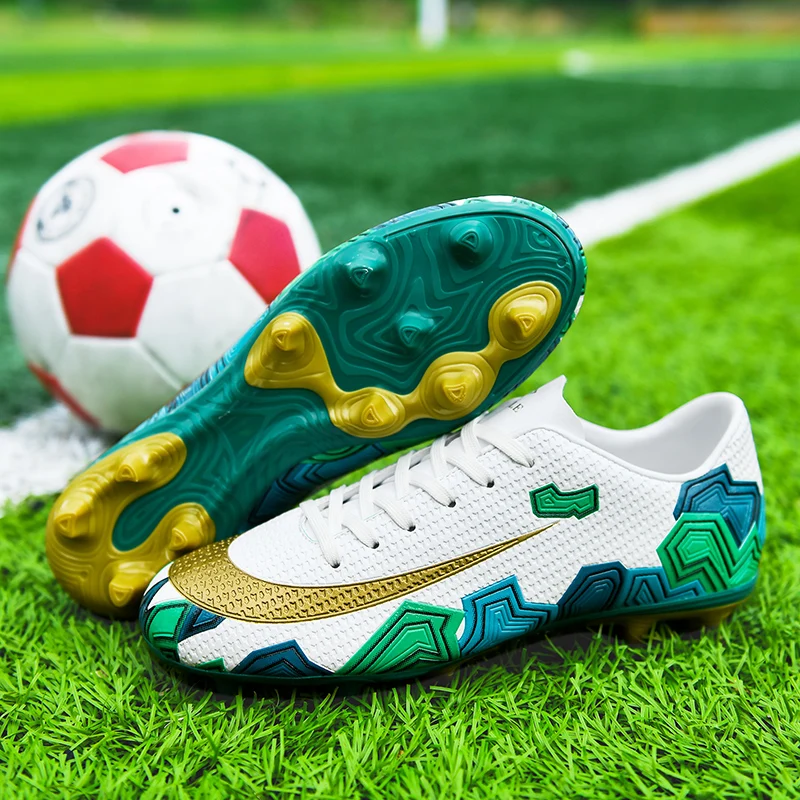 

Indoor football boots turf futsal sneakers TF & long spikes male football shoes cleats original sport shoes football for woman