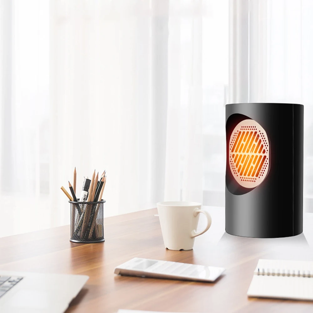Электрический нагреватель маленький вентилятор для обогрева рабочего стола
