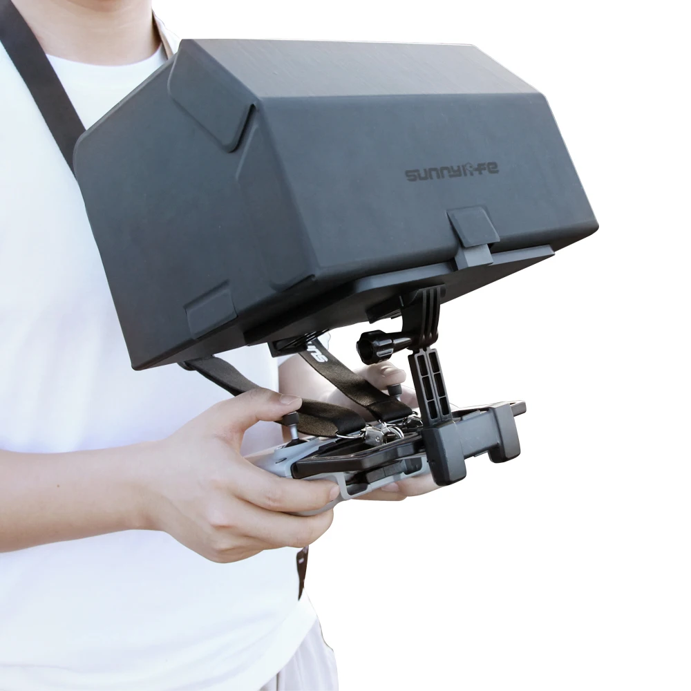 drone remote controller tablet holder with sunhood neckstrap adjustable angle for mavic air 2minipro2airspark accessories free global shipping