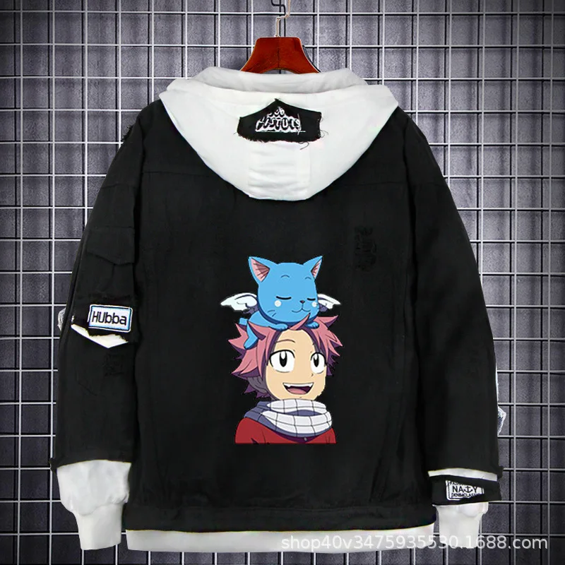

Fairy's tail cartoon cowboy jacket man