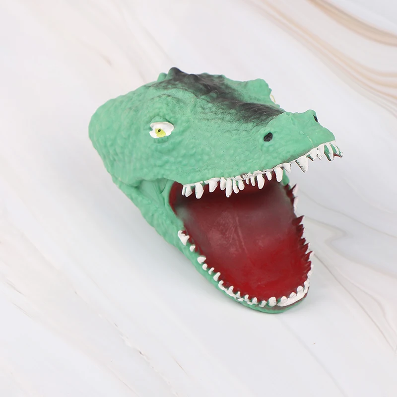 

EHBqna Soft Vinyl TPR odile Hand Puppet Animal Head Gift Figure Vividly Kids Toy Halloween Party Gift Role Play Game New Hot