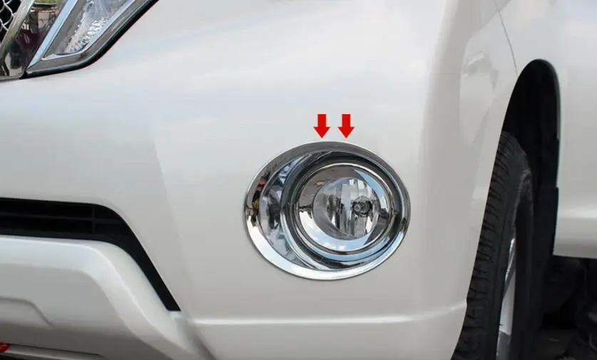 2 шт. абсолютно новый ABS хромированный автомобильный передний противотуманный