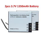 2 шт.компл. 3,7 в 1350 мАч перезаряжаемая литий-ионная батарея для SJ4000 для EKEN H9 H9R H3 H3R H8PRO H8R SJ4000 SJCAM SJ5000 M10 SJ5000X