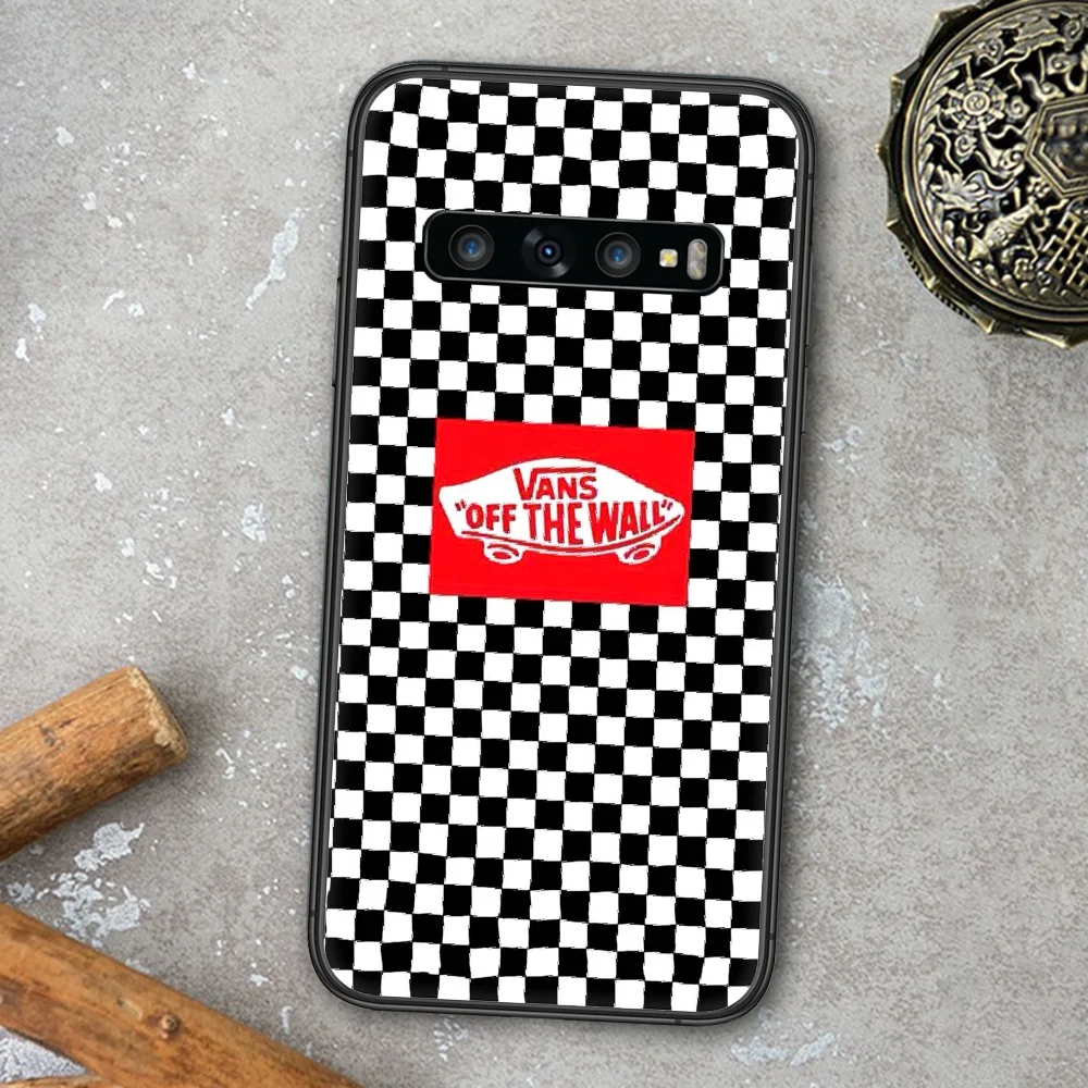 

Vansing Luxury Fashion Phone Case For Samsung Galaxy Note S 8 9 10 20 Plus E Lite Uitra black Cover Soft Shell Trend Etui