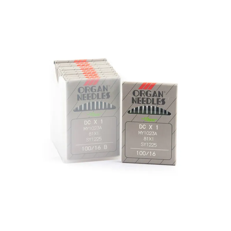 DCX1(100-16) 10 шт./лот высокое качество иглы organ DBX1 DCX1 DPX5 UYX128GAS для промышленные прямострочные швейных машин Singer, juki brother - Цвет: DCX1(100-16)
