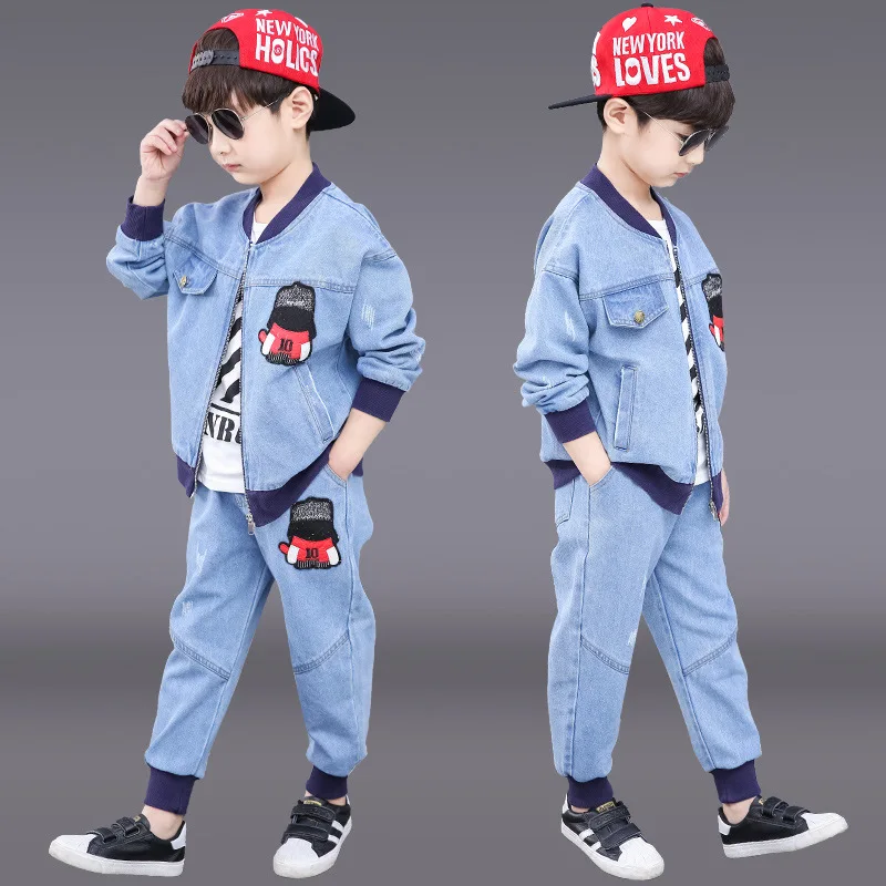 

Children's clothing boys spring suit 2020 new children's western style big children's autumn clothing boys sports