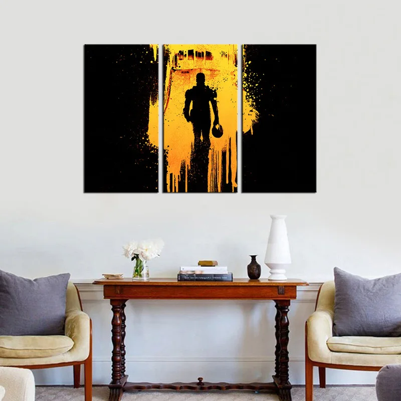 Постеры и принты на холсте для гостиной 3 шт. принт военного солдата постер