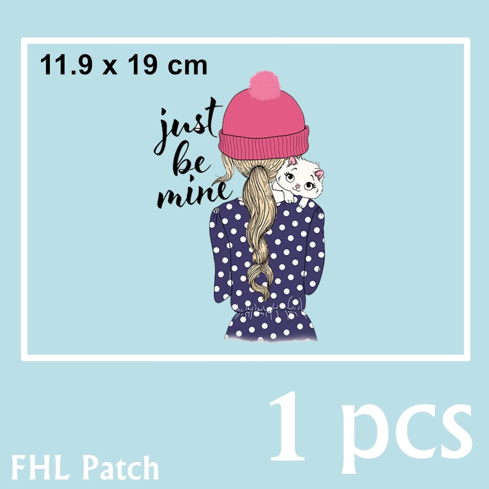 Модные патчи для костюмы гладить на DIY теплопередачи футболке девочек подарок