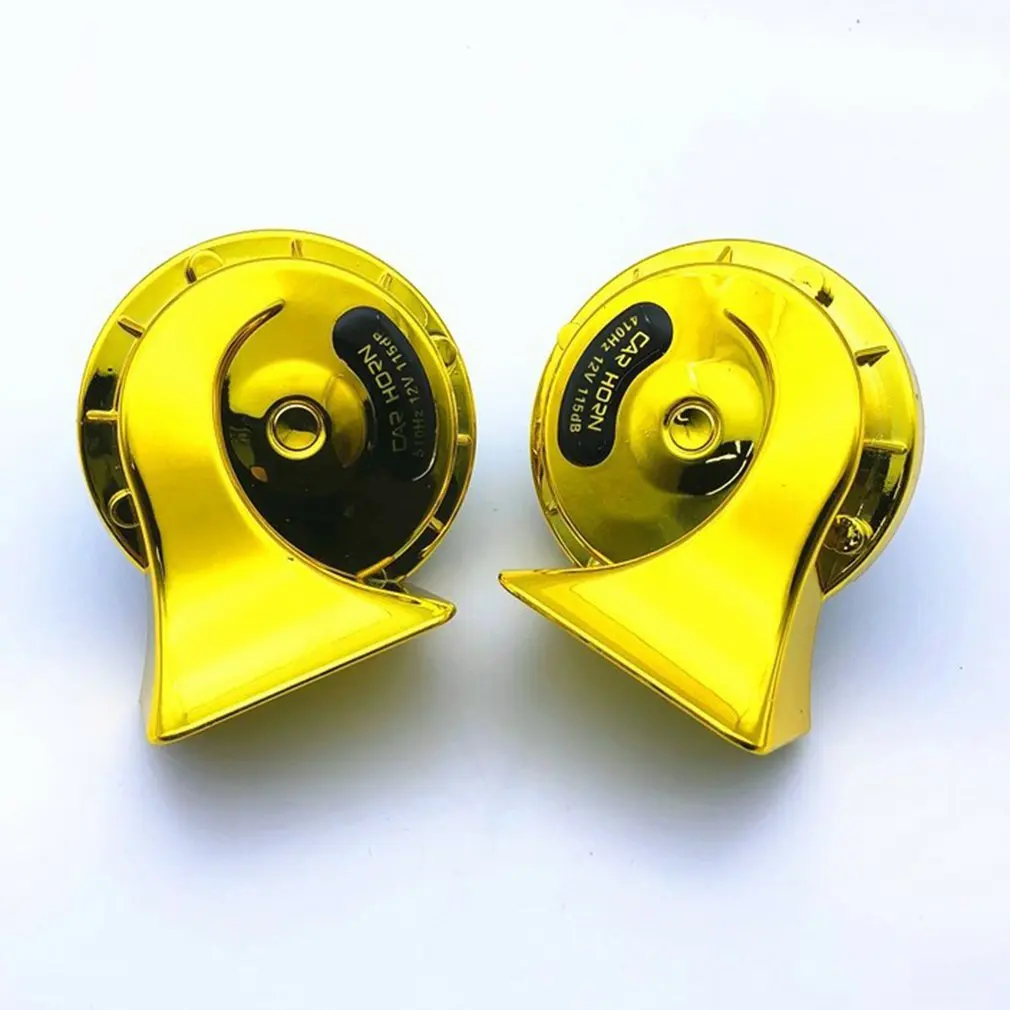 

Universal Loud 400DB 12V Electric Snail Horn Air Horn Raging Sound Honking Horn For Car Motorcycle Truck Boat