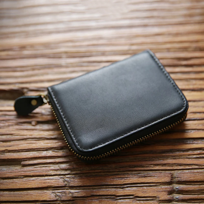Мужской кошелек из 100% натуральной кожи винтажные мужские короткие кошельки