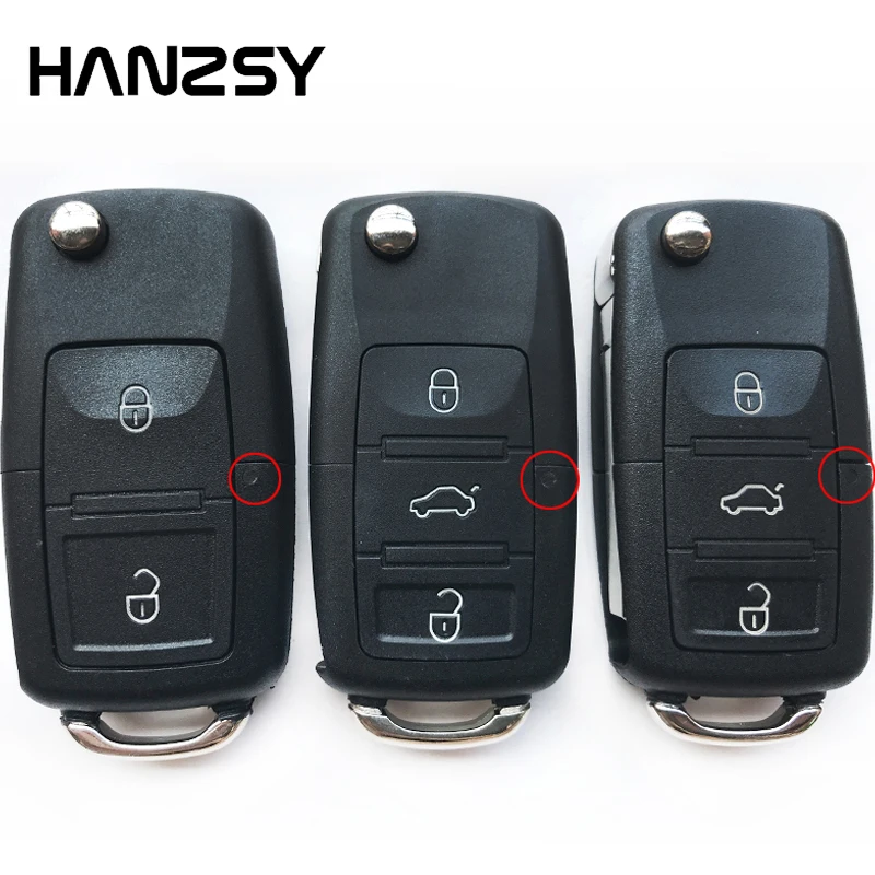 2 3 4 кнопки флип автомобильный чехол для ключей VW GOLF 5 4 PASSAT B5 B6 сиденье для Polo Skoda пульт дистанционного управления складной ключ чехол пустой брелок HU66 лезвие
