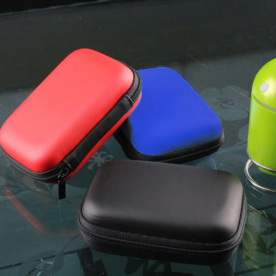 

HDD Bag Hard Drive Disk Case Zipper Pouch Earphone External Protector Bags Cover Powerbank Mobile EVA Storage Carrier Box Caddy