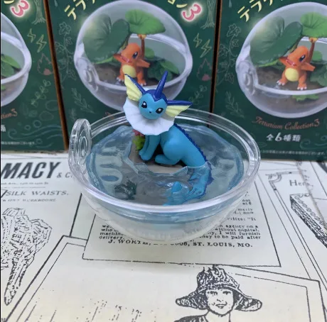 Anime 5cm 6pcs/Set Transparent Ball with Charmander Cyndaquil Celebi Zapdos Muma PVC Action Figure Toys Gifts for Children | Игрушки и