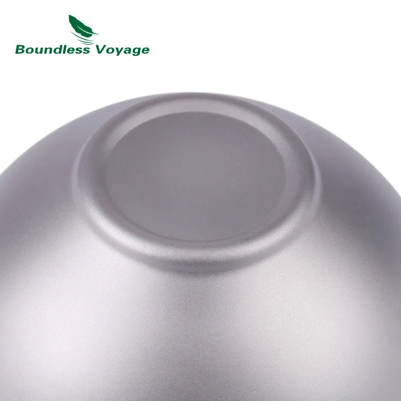Титановая Двухстенная миска Boundless Voyage посуда для кемпинга на открытом воздухе