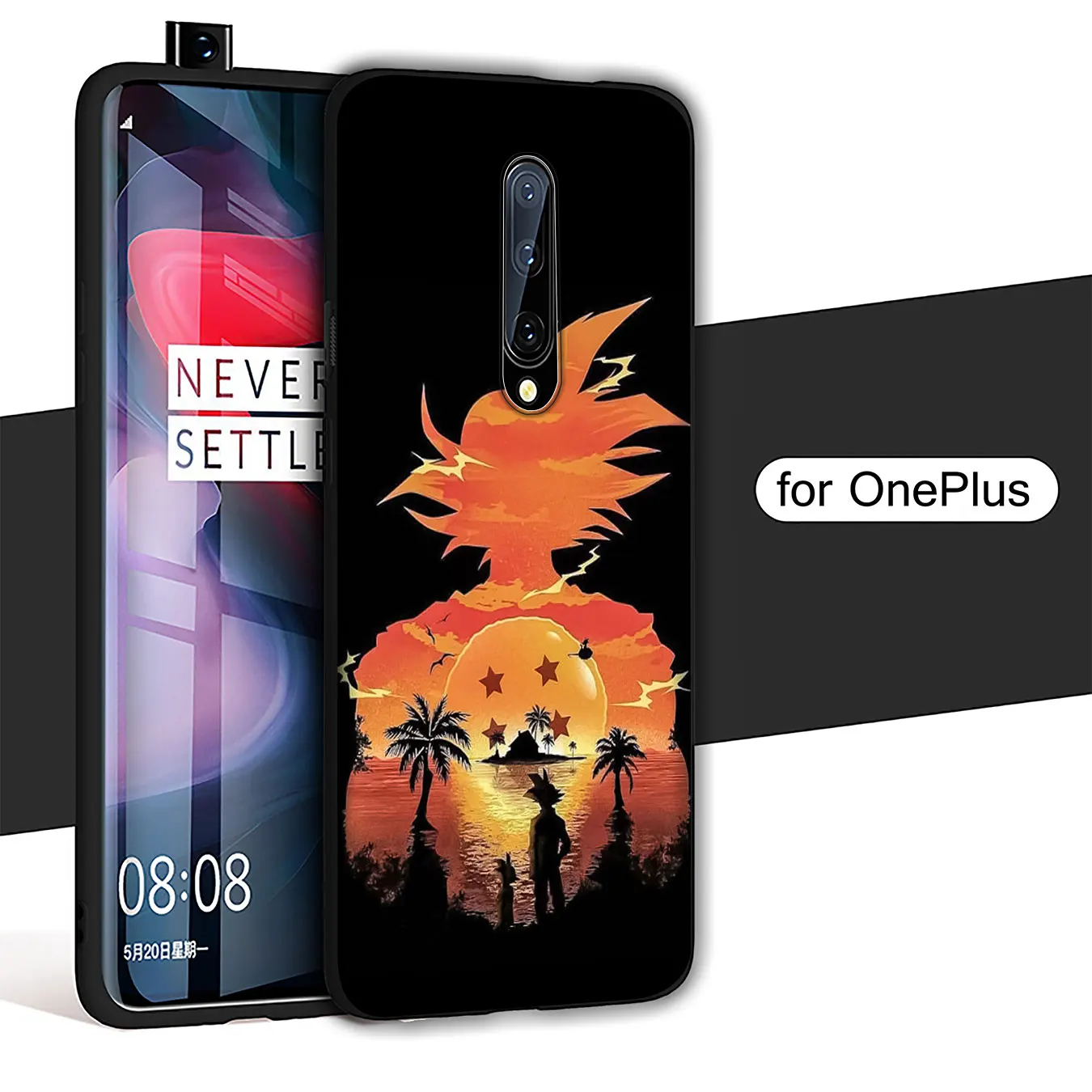 IYICAO Dragon Ball Son Goku DragonBall z Мягкий силиконовый чехол для телефона Oneplus 7T 7 Pro 6T 5 5T черный