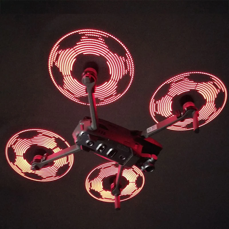 Программируемый светодиодный Пропеллер для дрона DJI Mavic 2 Pro/Zoom малошумный