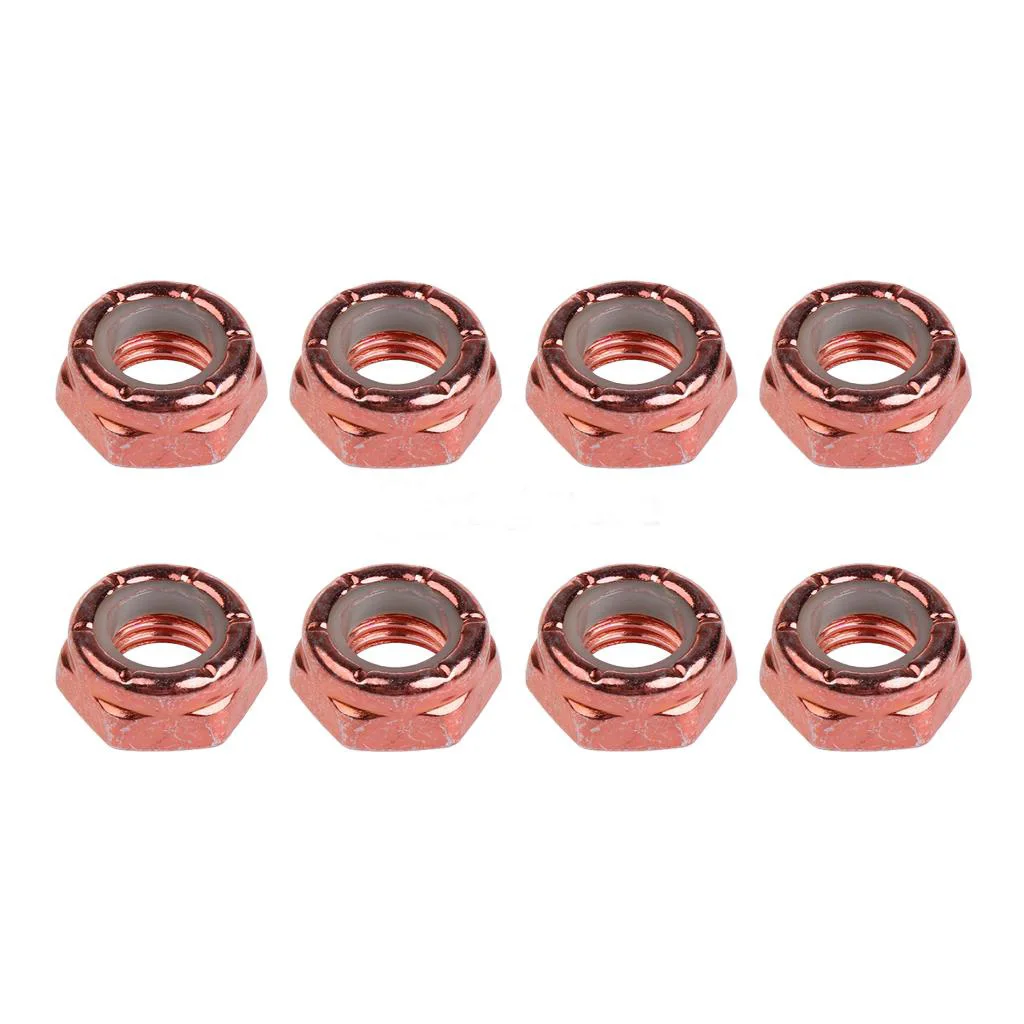 

4pcs M8 Skateboard Truck Side Nut Skateboard Bridge Side Nut Electric Long Board Colorful Nut Parts