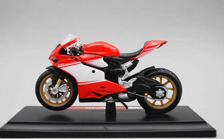 Maisto 1/18 1:18 Масштаб Ducati 1199 суперлеггра мотоциклы литье под давлением дисплей