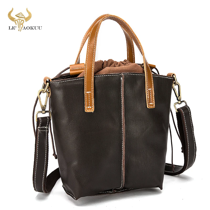 Quality Real Leather Luxury Ladies Female Coffee Shopping Purse And Handbag Over The Shoulder bag Women Designer Tote bag 502