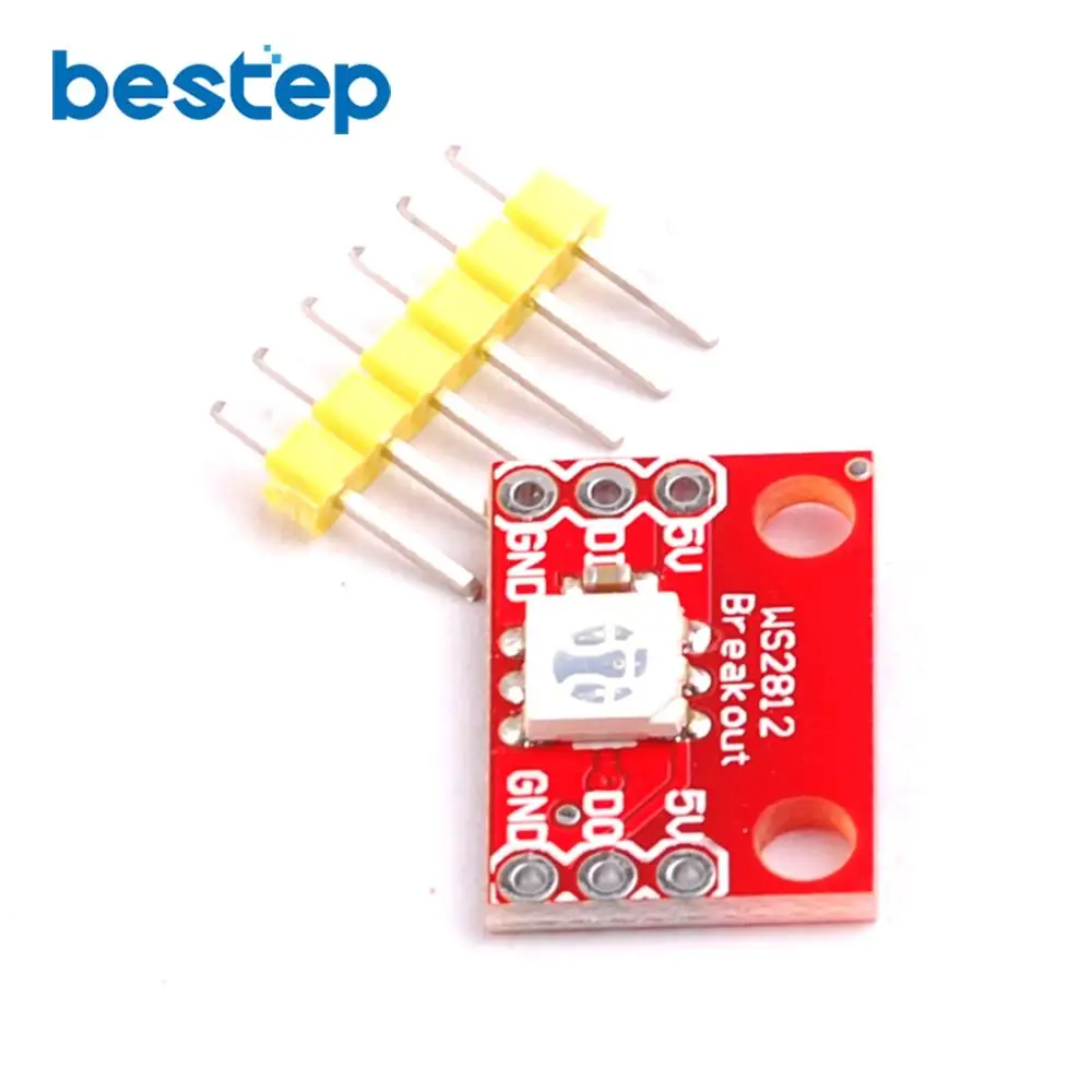 1 шт. WS2812 1-Bit 5V 5050 RGB Светодиодная лампа панель модуль полный цвет | Электронные