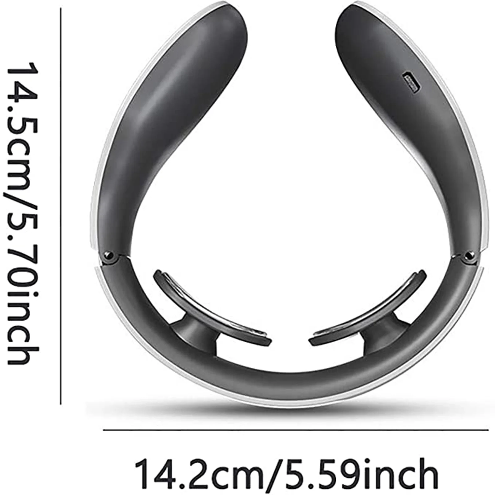 

4 Modes Neck Massage Instrument 15Levels Neck Massager with 2Heads Rechargeable Wireless Portable Home Massage Equipment DAG