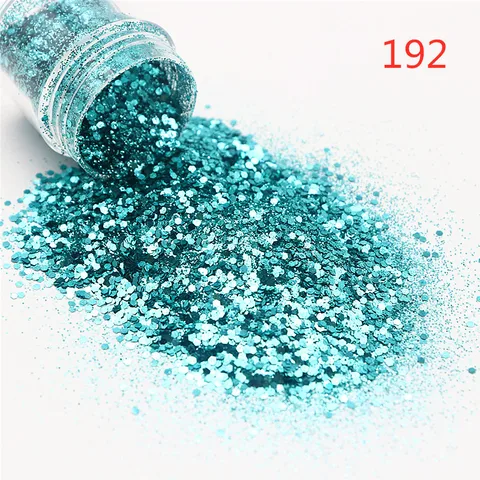 Блестки для ногтей HEXAGONAL FINE POWDER 10 мл  шампань, золото, серебро