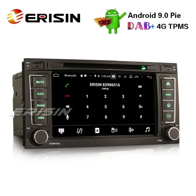 Erisin ES7706T 7&quot Android 9.0 Car Stereo DAB+ DVD GPS System BT Wifi OBD | Автомобили и мотоциклы