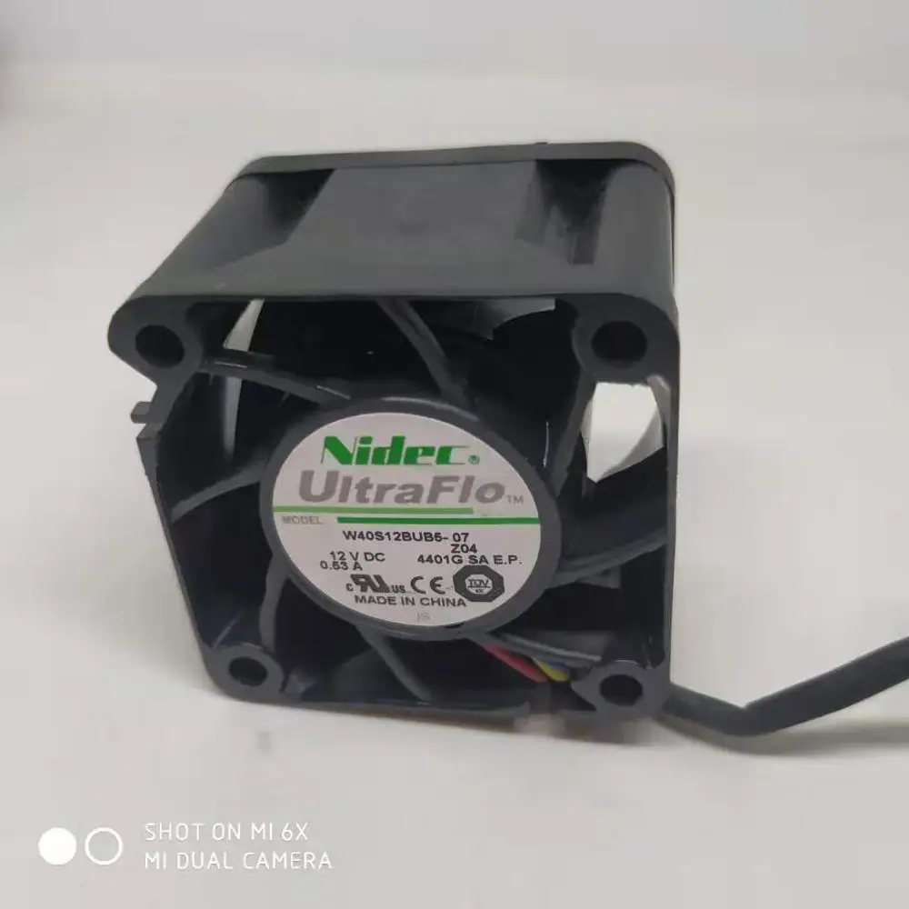 Новый вентилятор охлаждения NIDEC 4028 4 см 12 В W40S12BUB5 07 40*40*28 мм 4P с двойным шаром|cooling