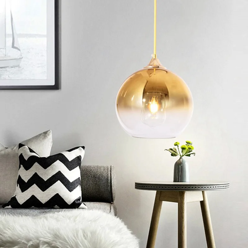 LukLoy красочный шарик подвесной потолочный светильник Подвесная лампа украшение