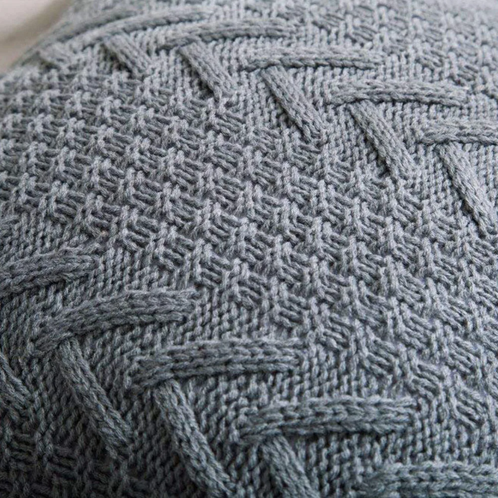 V-образная шерстяная вязаная подушка аксессуары для дома чехол подушки реквизит