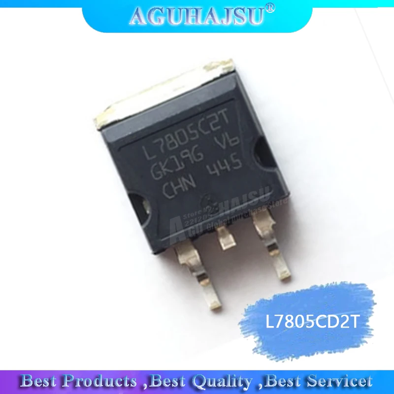 10 шт./лот L7805CD2T LM7805C2T L7805 трехклеммный регулятор 1.5A/5В TO 263 оригинальный продукт|lot