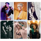Алмазная живопись Halsey с мотивом поп-топ, музыка, DJ, цветок, певец, звезда, сделай сам, вышивка крестиком, 5D алмазная вышивка, мозаика, стразы, домашний декор