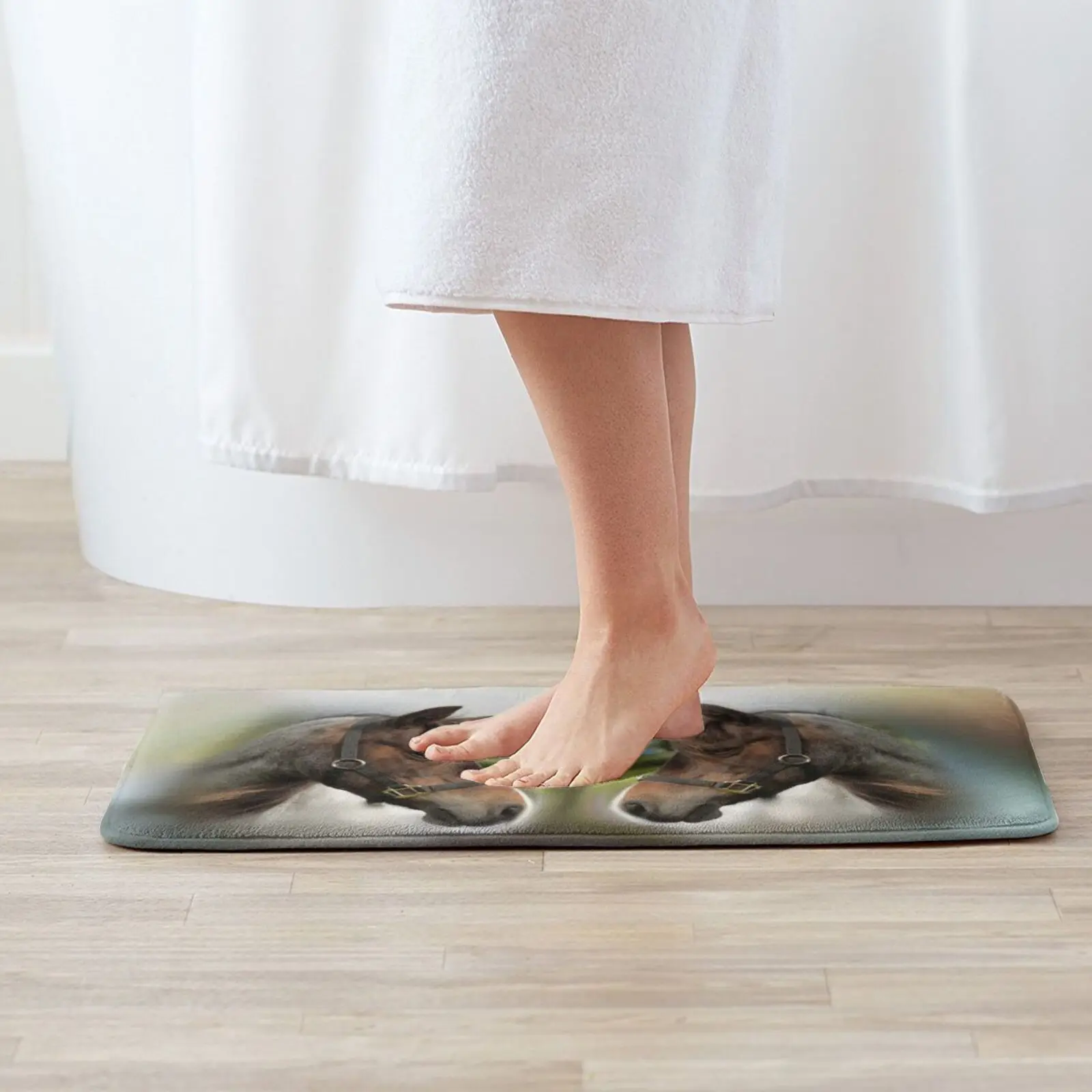 Коврик Коннемара противоскользящий мягкий поглощение воды для лошадей пони