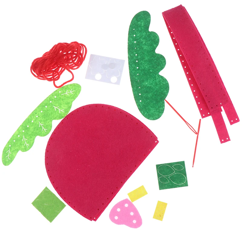 1 шт. DIY Аппликация на сумку Дети ручной работы Монтессори игрушки Нетканая ткань