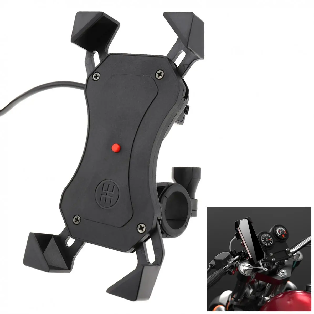 Универсальный держатель для телефона из алюминиевого сплава мотоцикла GPS руля